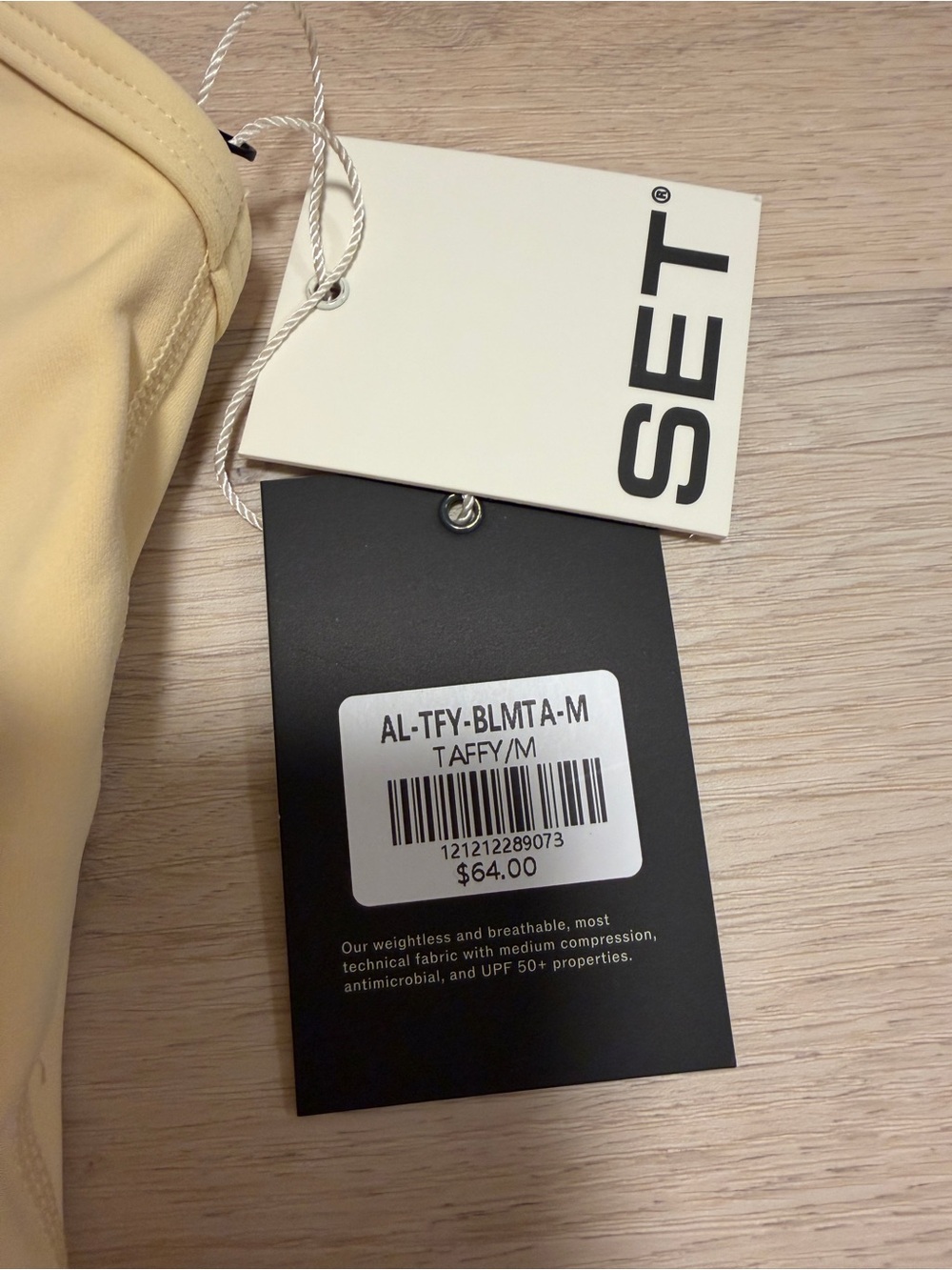 SET Active Birthday Airluxe Breathe Tank and Shorts in Taffy (M) - Picture 5 of 7